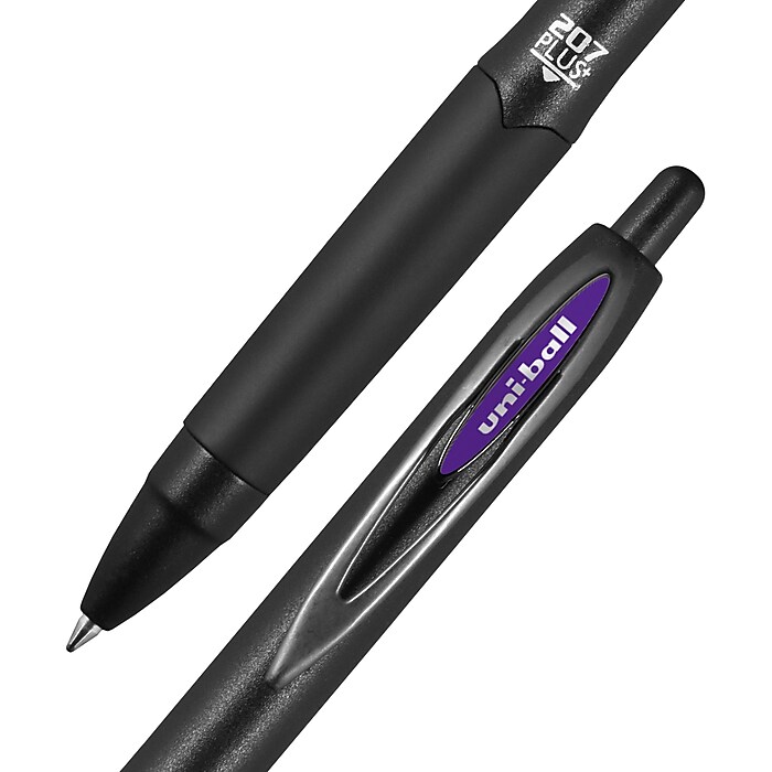 Ricariche Uniball 207+ Plus, Punta Media 0,7 Mm, Inchiostro Blu – Confezione Da 6 Con Tecnologia Super Ink - 4