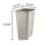 Coastwide Professional™ Plastic Trash Can, 10.25 Gallon, Beige (CW56434)~#|#~F93547A7-9308-4493-911EDD49B91FD9A5_sc7