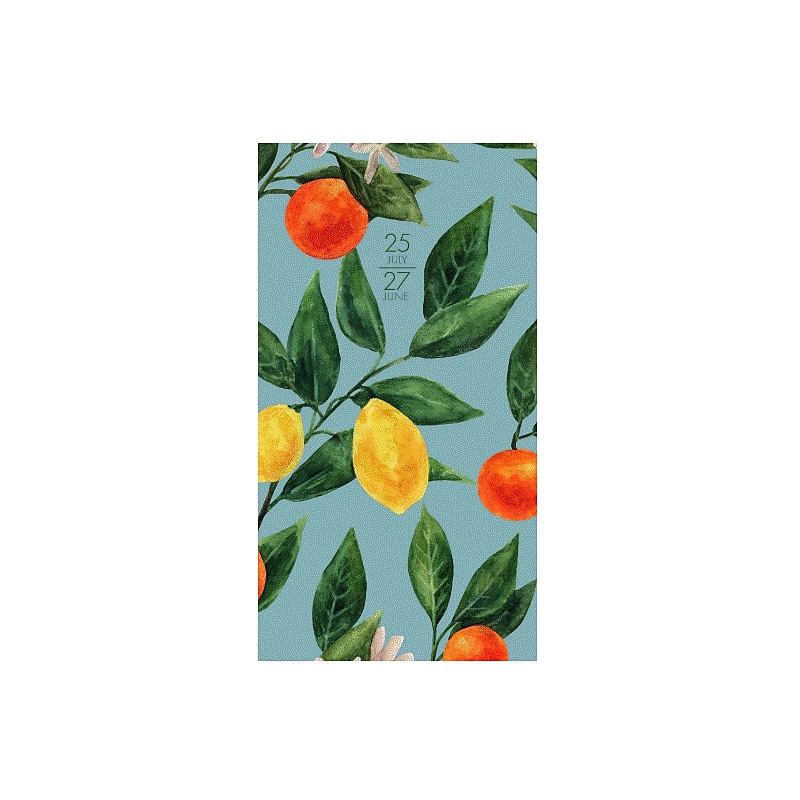 2026-2027 Willow Creek Colorful Citrus 3.5" x 6.5" Monthly Planner, Multicolored (55090X) image 1