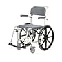 Medline Guardian Shower Commode, Drop Arms, Back Rest, Aluminum Frame, 275 lb. Capacity (G1-503WCPX1) ~#|#~F93B6A59-B575-4D9A-8D53BD43F6C38834_sc7