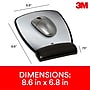 3M Precise Mouse Pad with Gel Wrist Rest, Optical Mouse Performance, Battery Saving Design, 6.8" x 8.6", Vertex (MW309LE)~#|#~F93C16B5-8342-4238-9CF0DC1FE2696E10_sc7