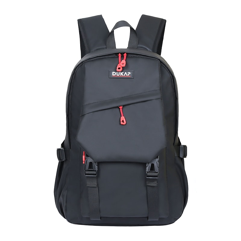 DUKAP DELRAY Laptop Compatible Backpack, Large, Black (BDK-DEL-BLK) image 1