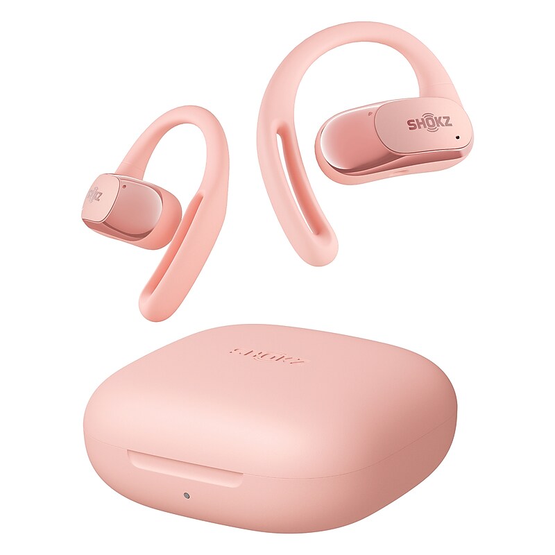 Shokz OpenFit Air Wireless Active Noise Canceling Earbuds, Bluetooth, Pink (VXLT511GTPK) image 1