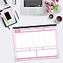 2026-2027 Blue Sky Stripes 17" x 22" Academic Monthly Wall Calendar, Pink/White (157615)~#|#~F946E3E8-4434-4BCC-BA23F25762A55DBA_sc7