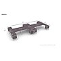 Boss Office Products Simple System 66"W L-Shaped Desk with Pedestal, Driftwood, 8/Set (SGSD027-202)~#|#~F94841D6-8809-41B1-B0F59E4E0E5639A3_sc7