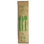 World Centric Bamboo Cutlery, Knife/Fork/Spoon/Napkin, 6.7", Natural, 250/Carton (WORASBBTN)~#|#~F94C2582-FB75-4128-9F1E2F9BCE197AEC_sc7