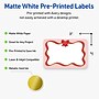 Avery Rectangle Multipurpose Labels, 2" x 3", White, 80/Pack (19479370564)~#|#~F94C5876-4E1F-4D65-B8A2E582015B692C_sc7