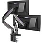 MSI MPG Aluminum Full-Motion Dual Monitor Desk Mount with RGB LEDs,  Up to 35", Matte Black & Painted Gray (MT201DR)~#|#~F9596C50-C84C-4FF3-B165D9A3BCAE9CF9_sc7