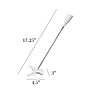 Simple Designs Flexible Gooseneck LED Clip Light Desk Lamp, 17.25", White (LD2005-WHT)~#|#~F959BCF7-BE11-4645-843EAE782ECFA5F0_sc7