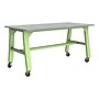 Learniture Ideate Series Rectangular Activity Table, 72" x 36", Laminate, North Sea/Green Apple (LNT-NOR3005-GA-PK-SO)~#|#~F95B1109-6B38-47B6-9A72672C9BE7E80B_sc7