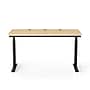 VersaDesk PowerLift 60"W Electric Rectangular Adjustable Standing Desk, Maple/Black (PLSDR6030-BM-APP )~#|#~F95F714E-9B1E-4510-B1D98265D12B0950_sc7