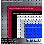 Triton Products LocBoard 18" x 36" x 9/16" Steel Square Hole Pegboard, 18 Assorted Hooks (LB18-1BH-KIT)~#|#~F95FA416-84F3-46BD-86113AD63DF769D5_sc7