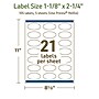 Avery Dissolvable Oval Multipurpose Labels, 1-1/8" x 2-1/4", Off-white, 105/Pack (94054)~#|#~F960CA79-62CD-4095-AC99DDDD5DB3ED53_sc7