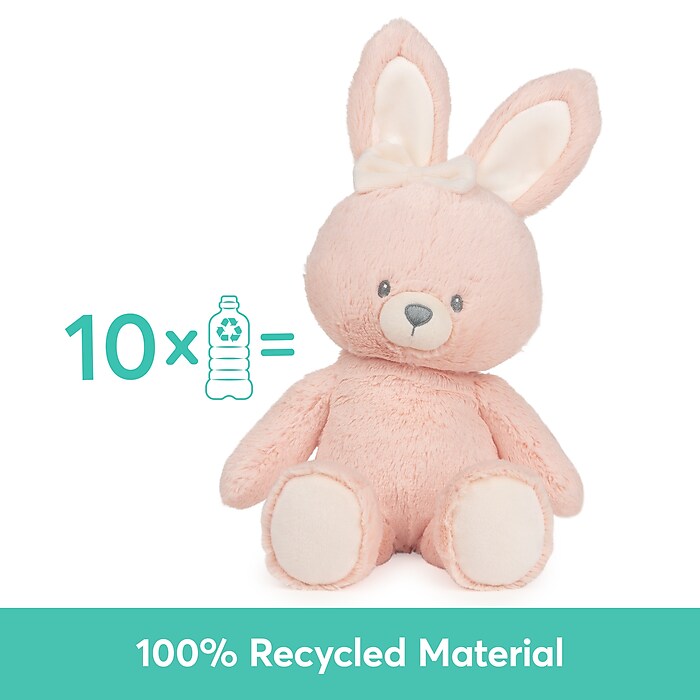 GUND Sustainable Bunny Plush, Pink/Cream (6066016) | Staples