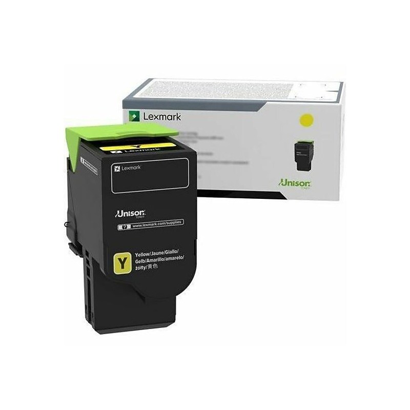 Lexmark Unison GSA Yellow Extra High Yield Toner Cartridge (78C0XYG) image 1