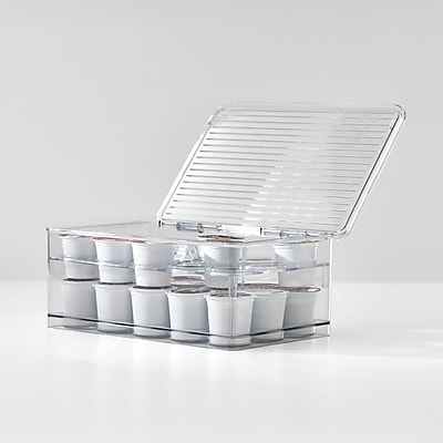 iDESIGN 29-Compartment Plastic Coffee Organizer, Clear (63630)