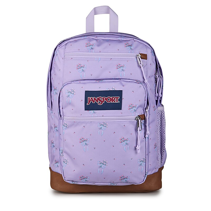 JanSport Cool Student Pastel Petals Laptop Backpack, Large, Lilac (JS0A2SDDA1Y) image 1
