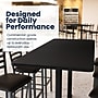 Flash Furniture Stiles Laminate Dining Table, 72" x 30", Black (XUBK3072T2222)~#|#~F96DDCF1-E36D-4A27-86F0075C45AE79C7_sc7
