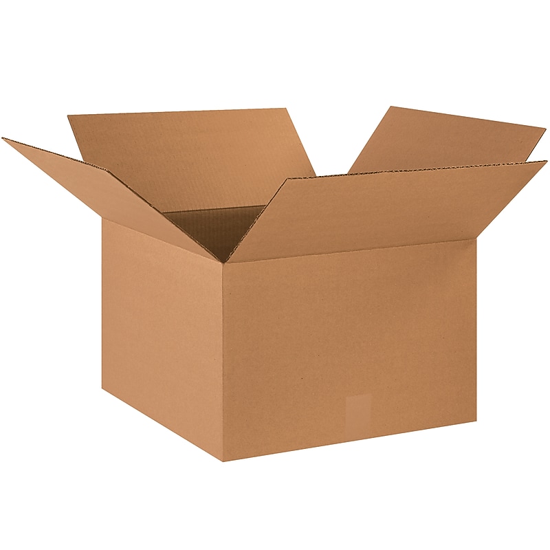 18" x 18" x 12" Shipping Boxes, 44 ECT, 25/Bundle (HD181812) image 1