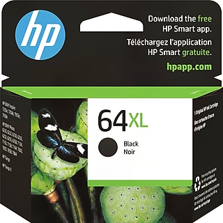 HP 64 Black/Tri-Color Standard Yield Ink Cartridge, 2/Pack