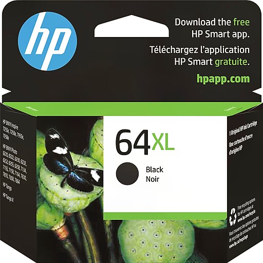 【kameページ】HP Original Ink Black 10個セット HP 64 High Yield Original Ink Cartridges - Black, Tri-color