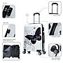 InUSA 24" Hardside Butterfly Suitcase, 4-Wheeled Spinner, TSA Checkpoint Friendly, Butterfly (IUAPC00M-BUT)~#|#~F971BF9B-61C6-48FB-981437131698AB17_sc7