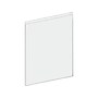 Azar Sign Holder, 17" x 22", Wall Mounted, Clear Acrylic, 2/Pack (162728-2PK)~#|#~F972CCE7-C7B6-4D83-8567F8A9C43A315D_sc7