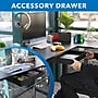 Mount-It! MI-15001 63"W L-Shaped Adjustable Particle Board Standing Desk, Black (MI-15001)~#|#~F9760F52-1271-4D29-92D903D89681C971_sc7