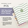 2027 Blue Sky Sincerely Jules 8.5" x 11" Weekly & Monthly Planner, Green/White (164248)~#|#~F9779838-8445-4B74-B211F6D58E343BF9_sc7