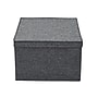 Household Essentials Extra Large Stackable Folding Fabric Storage Bin, 10" x 16"x 19", 52.64 Qt., Gray, 2/Pack (7515-1)~#|#~F979C1C0-BD2D-4C92-AA1FCC4E63905E80_sc7