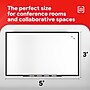 TRU RED™ Magnetic Steel Dry Erase Board, Black Frame, 5' x 3' (TR61182)~#|#~F97C79D8-FA9B-46E4-8FAC5EE02CDF179D_sc7
