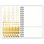 2025 Blue Sky Day Designer Rugby Stripe 5" x 8" Daily & Monthly Planner, Plastic Cover, Black/White (148121)~#|#~F97D5F54-606F-4905-BDE2E1AD699A0456_sc7