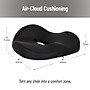 Mind Reader Donut Pillow with Air-Cloud Technology, Black (TAILST-BLK)~#|#~F97FDF8A-33C8-4DD8-ADF322874754CE3E_sc7