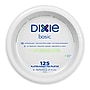 Dixie Basic 8.5" Paper Plates, White, 125/Pack (DIX-DBP09W)~#|#~F97FE2F7-6F30-41DC-84473E9D799B721A_sc7