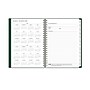 2026 Blue Sky Bespoke Letterpress 5.875" x 8.625" Calendar Year Weekly & Monthly Planner, Deep Forest Green~#|#~F984AEA7-D07A-4EA0-9BEE886308568B46_sc7