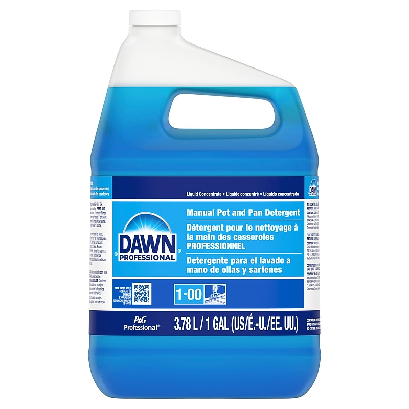 Dawn Professional Manual Pot & Pan Dish Soap, Original Scent, 1 Gal., 4/Carton (57446) image 1