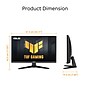 Asus TUF Gaming 27" FHD IPS 144Hz LED Adaptive-Sync Gaming Monitor, Black (90LM0BJ0-B011B1) ~#|#~F98DE1D7-7F1F-465B-98E6F3C94A948A38_sc7