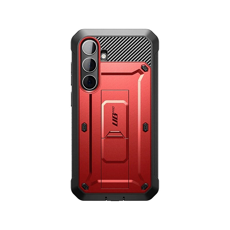 SUPCASE Unicorn Beetle Pro Rugged Case for Samsung Galaxy S24, Shock Absorbing, Metallic Red (GS24UBPR2SRD) image 1