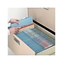 Smead Pressboard Classification Folders with SafeSHIELD Fasteners, 2" Expansion, Letter Size, 2 Dividers, Blue, 10/Box  (14030)~#|#~F992B293-CCFF-4E4A-A36D314761AB4A15_sc7