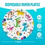 Say Hooray! Animal Jamboree 9" Paper Plates, Multicolored, 32 Plates/Pack (DTC382597DPLT)~#|#~F9970C59-AC52-4BFC-BE0C449F2AAD11CB_sc7