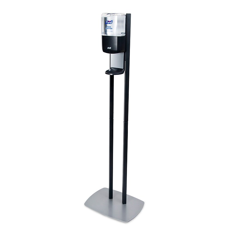PURELL ES8 Automatic Floor Stand Hand Sanitizer Dispenser, Graphite/Black (7218-DS) image 1