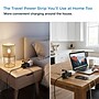 Uncaged Ergonomics Travel Power Strip with USB-C, 3 AC, 2 USB-C (20W), 1 USB-A, 3.4 ft Cord, Black~#|#~F99C8001-7602-4643-8D5F8E2A3C037FDD_sc7