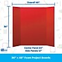 Flipside Foam Project Board, 36" x 48", Red, 24/Carton (30089-24)~#|#~F99D762E-7AB4-4E8F-A86CBBE5AC61E181_sc7