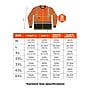 Ergodyne GloWear 8369BK High Visibility Long Sleeve Black Bottom T-Shirt, ANSI Type R Class 3, Orange, X-Large (22225)~#|#~F9A1E820-A82F-4C63-A27A2EFA0F702C0B_sc7