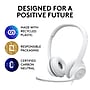 Logitech H390 Noise Canceling Stereo Headset, White (981-001285)~#|#~F9A40624-A3FF-4C76-BDA6B1EA7F2E004C_sc7