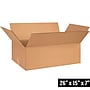 26" x 15" x 7" Shipping Boxes, 32 ECT, Brown, 20/Bundle (26157)~#|#~F9B01AD7-A757-4704-88F3C634F447F711_sc7