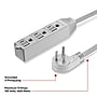 Staples TECH 15' Extension Cord, 3-Outlet, 16 AWG, Gray (ST22130-CC)~#|#~F9B23E64-FAF7-45E5-83D460E32857F805_sc7