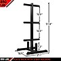 Champion Sports Jfit Weight Rack & Bar Holder, Black (J-WBHRACK)~#|#~F9B251D5-4BC4-4E29-BE2F4E3E4D4B5386_sc7