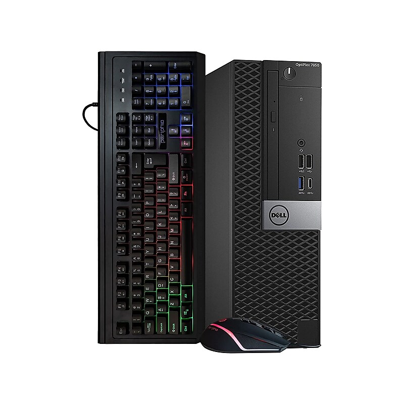 Dell OptiPlex 7050 Refurbished Desktop Computer, Intel Core i5-6500, 16GB Memory, 500GB SSD, 1TB HDD (BTG-00049734STP) image 1
