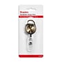 Staples Clip On Badge Reel, Pewter (51912)~#|#~F9B38401-C1D9-4A43-A2D3178D81CFAE6F_sc7